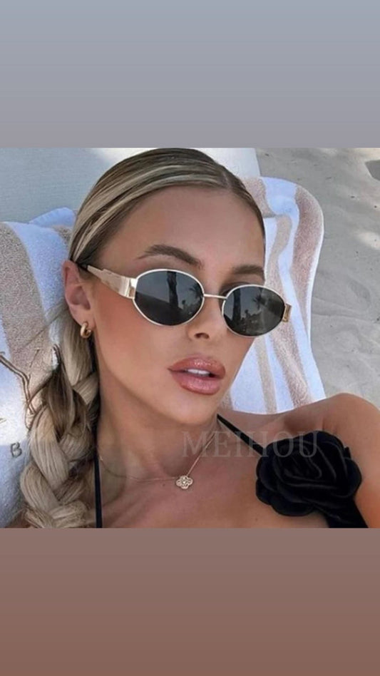 Oval sunglasses trend - Nessbeauty