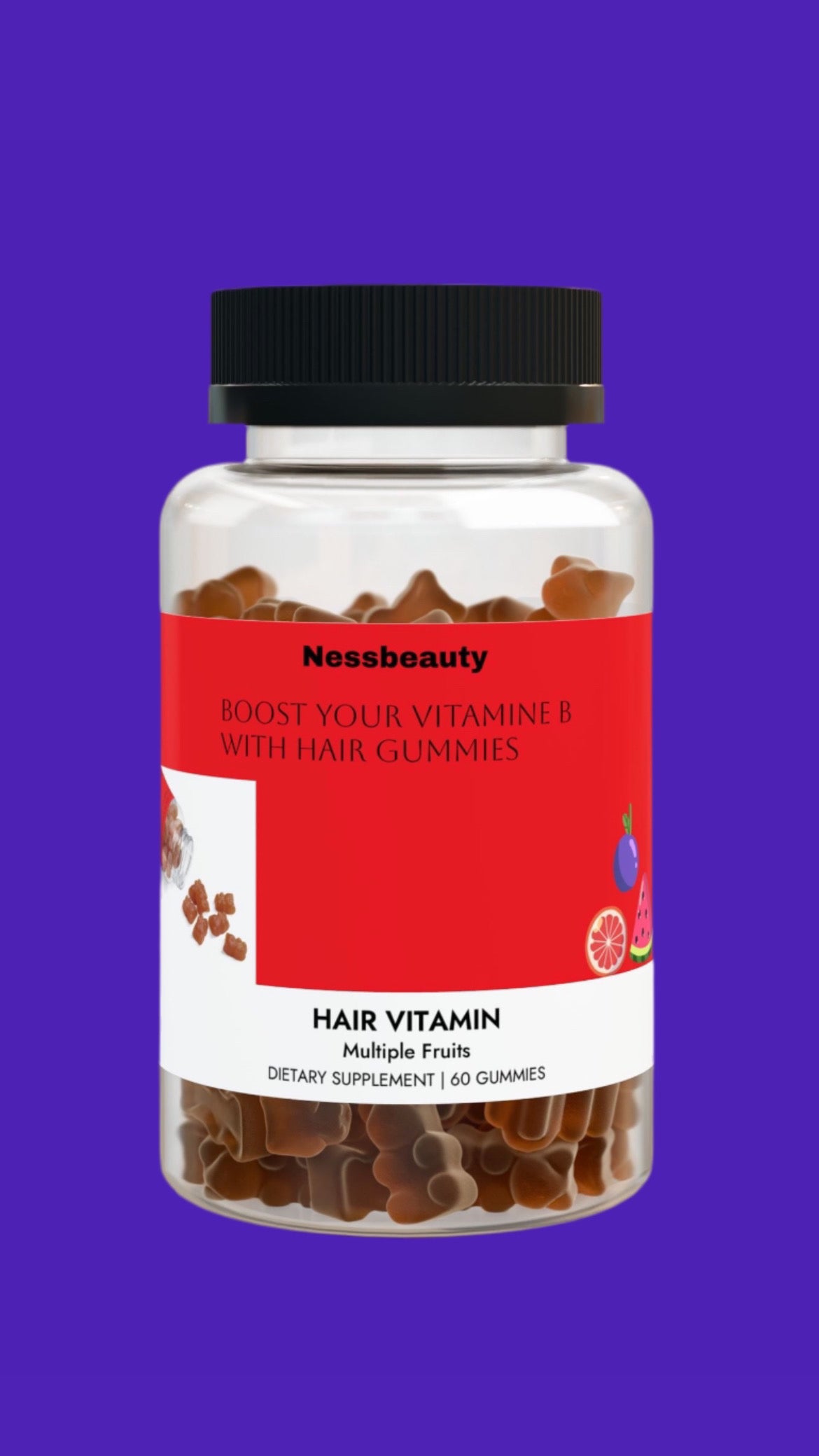 Hair Vitamin Gummies (60 Gummies)