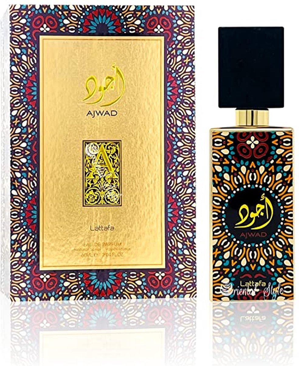 Lattafa ajwad 60ml + Lattafa ajwad 60ml - Nessbeauty